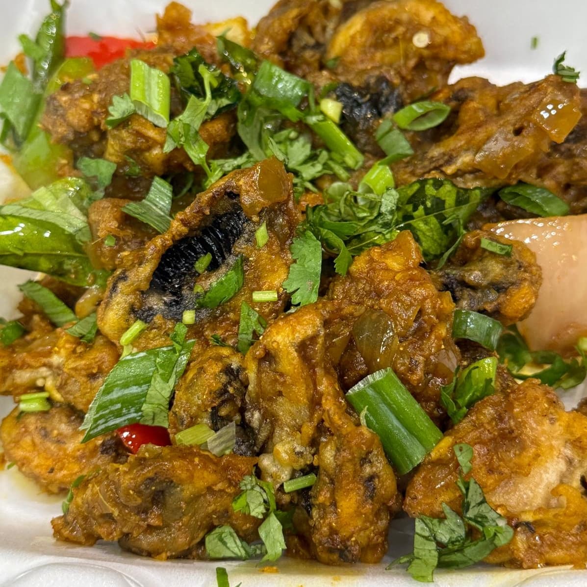 Mushroom Pepper fry